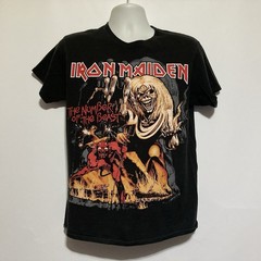 Iron Maiden Number Of The Beast Men’s Medium T Shirt Black British Heavy Metal