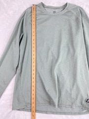 REI Base Layer Thermal Top Men Sz L Green Long Sleeve Layering T-shirt Skiing