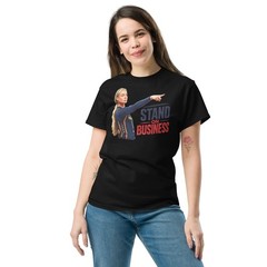 Sophie Cunningham Shirt Indiana Basketball Stand on Business Finger Point Tee