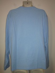 PETER MILLAR Crown Lite Graphic Print Long Sleeve Tee T-Shirt CBLU Blue Sz XL