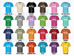Personalized Custom Stripe Line Color Baseball Jersey For Baseball Fans Custom