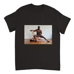 Heavyweight Unisex Crewneck T-shirt Gay related Pattern