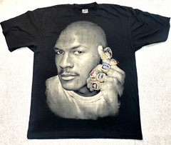 Michael Jordan Mens XL NBA Goat Six Championship Rings All Gravity Bling Stones