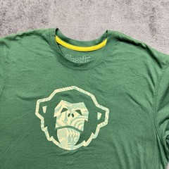Howler Bros Shirt Mens Large Green El Mono Monkey Face Short Sleeve Tee