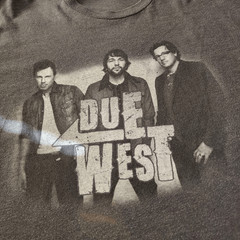 Next Level Due West Gray Tshirt With Graphics Size Large
