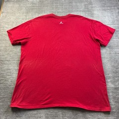 Jordan Shirt Mens 3XL XXXL Red Big Logo Air Tee Cotton Jumpman