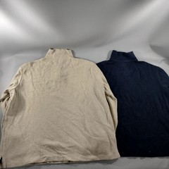 Lot of 10 Henley Crew Neck Pull Over Long Sleeve T-shirts Mens Size M/L/XL