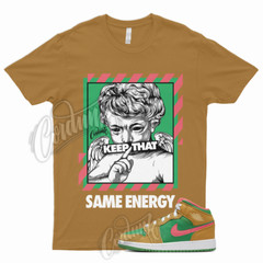 ENERGY T Shirt to Match 1 Mid GS Wheat Green Pink Powerwall Brs Lucky Watermelon