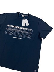 NEW Lacoste Big & Tall Loose Fit 3D Print Short Sleeve T Shirt Mens Sz 3XLB 10R