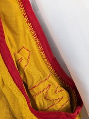 Vintage 40’s 50’s US Marines Yellow Basketball Jersey Coane Athletic Knit 36