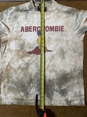 VINTAGE ABERCROMBIE AND FITCH TIE DYE HULA GIRL ART GRAPHIC PRINT TEE Medium