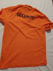 Men’s T Shirt Uneek Size S Short Sleeves Orange 24955
