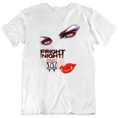 Fright Night Vampire Retro Movie White T-shirt Tee Size S to 3XL Gift New