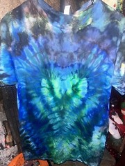 Extra Large MADE TO ORDER * Pick 3 Colors – Tie Dye T-shirt