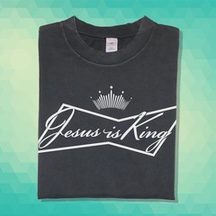 Jesus is King Trendy Tee – Jesus Gospel T-Shirt Unique Design Vintage Tee