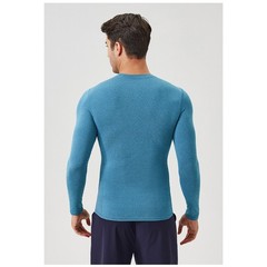 Men’s Autumn Fitness Long Sleeve Clothes Outdoor High Stretch Form Fitting Top