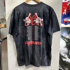 Vintage 1980s Motley Crue Dr Feelgood Tour T Shirt 1989 Metal Glam Faded Sz L/XL