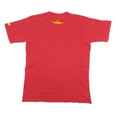 Vintage Y2K Roy Lichtenstein Airplane Pop Art Uniqlo Double-Sided Red T-Shirt L