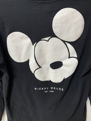 Vintage Men’s NEFF Disney Mickey Mouse Black Long Sleeve Shirt Size S Est. 1928