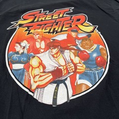 Men’s Street Fighter Graphic Tee Size Medium Video Game T-shirt Sz Large