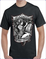 Tattoo Graphic Black Men’s T-Shirt Small To 3X-Large Style #13