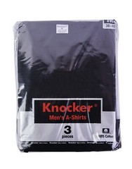 Knocker A Shirt Undershirt Men 100% Cotton Ribbed NEW 3 6 12 Pack