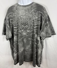 Xtreme Couture Skull & Bones Double-Sided AOP T-Shirt Men’s Size 5XL