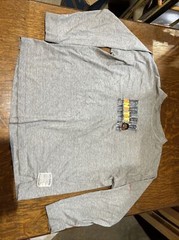 Vintage Platinum Fubu Shirt Mens L Fat Albert Junkyard Gang Long Sleeve