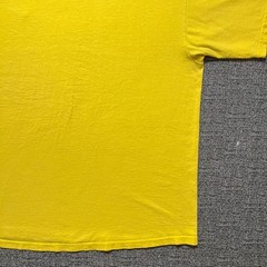 Vintage 90s Nike White Tag Shirt XL Yellow Embroidered Mini Swoosh Made In USA