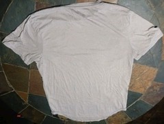 Carbon Grey T-Shirt Men Large Short Sleeve Longer Length Grunge Streetwear Y2K