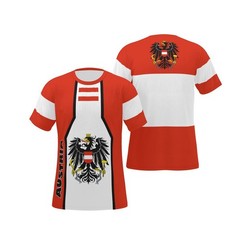 New Austria Coat Of Arms flag All-Over Print Men’s O-Neck T-Shirt