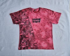 Vintage Levi’s Custom Bleach Art Skull T-Shirt XL Upcycled Hand Painted