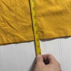 Paper Denim & Cloth L Men’s UPF 50+ Sun Protection Yellow VNeck T-Shirt Large