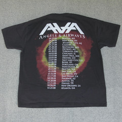 Angels & Airwaves T Shirt L VTG 2008 Tour Merch Rock Concert Band Tom DeLonge
