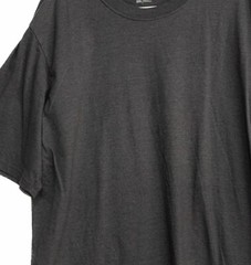 BCG Mens Gray Polycotton T Shirt Solid Blank Casual Pullover Short Sleeve 2XL