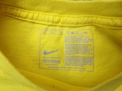 Nike “Don’t Sweat My Swag” T-Shirt Yellow Men’s Large Tee