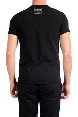 Roberto Cavalli “SPORT” Men’s Black Graphic Stretch T-Shirt US 2XL IT 56
