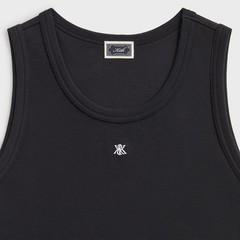 Kith Crest Ribbed Tank Black khm035135-001 Mens Size S New