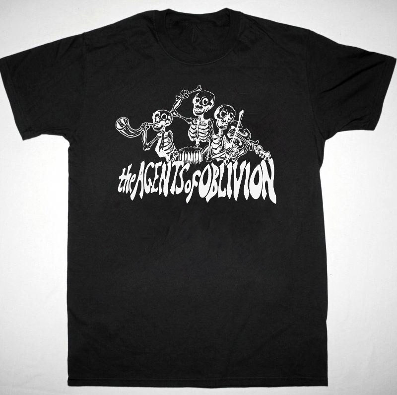 Agents of Oblivion Band Short Sleeve T Shirt Black All Size Gift Fan KK207