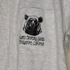 Vintage Get On The Wild Side T-shirt Sz L Single Stitch Gray Cotton Made In USA