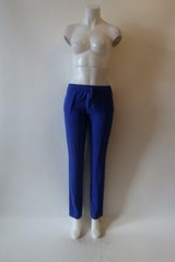 WOMEN T. BABTON BLUE TIE WAIST PANTS SZ XS*