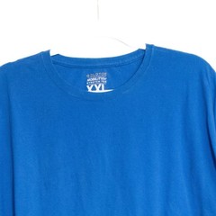 Goldtoe Mobility Stretch Tee Shirt XXL Blue Cotton Blend Unisex Comfortable Crew