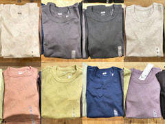 UNIQLO Crew Neck T-Shirts 100% cotton XS-3XL 8Color WOMEN New Japan 476510
