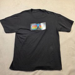 Keseff Inc LED Equalizer T-Shirt Mens XL Black Excellent Sound Activated Rave