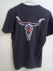 Pendleton Rancho Arroyo Longhorn Western T Shirt Dark Gray Men`s Size Medium