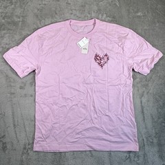 HOLLISTER Men’s Shirt ‘LOVE’ in Pastel Pink Size Medium