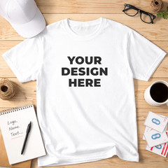 Custom T-Shirt Personalized Photo Text Logo Your Design Gildan 5000 Print EU USA
