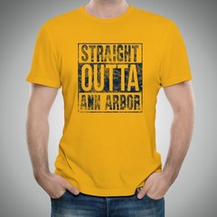 Straight Outta Ann Arbor – Hometown Sports Team FanUnisex T Shirt