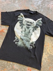 Vintage Fashion Victim Gargoyle 90s T Shirt Horror Art AOP Tee FV Archive Sz. L