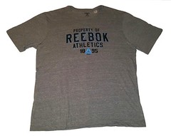 Reebok Men’s Graphic Tees Big and Tall T-Shirt Sizes 2X 2XT and 3XT